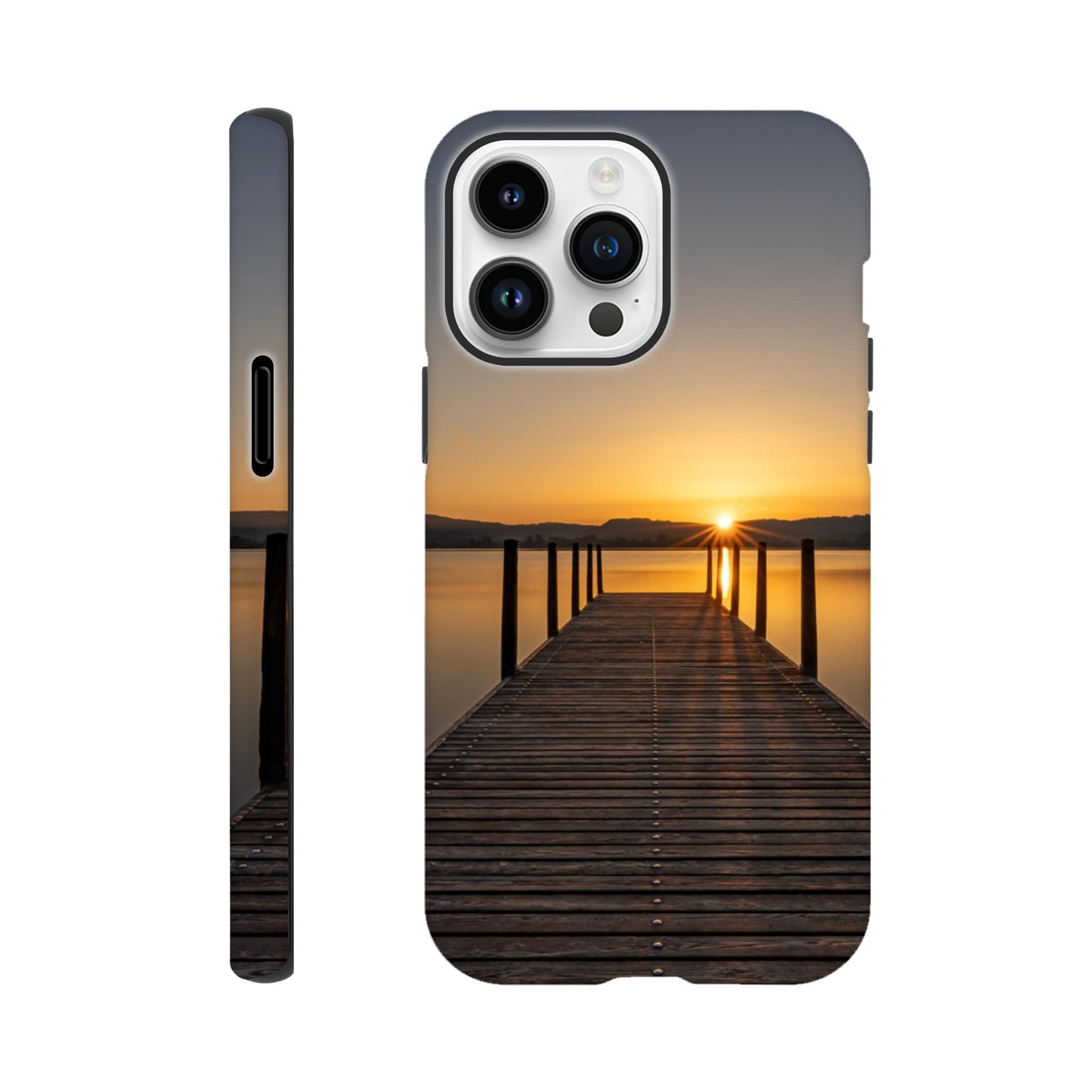 Sonnenaufgang am Zugersee – Hartschalen Case Handyhülle (Iphone oder Samsung)