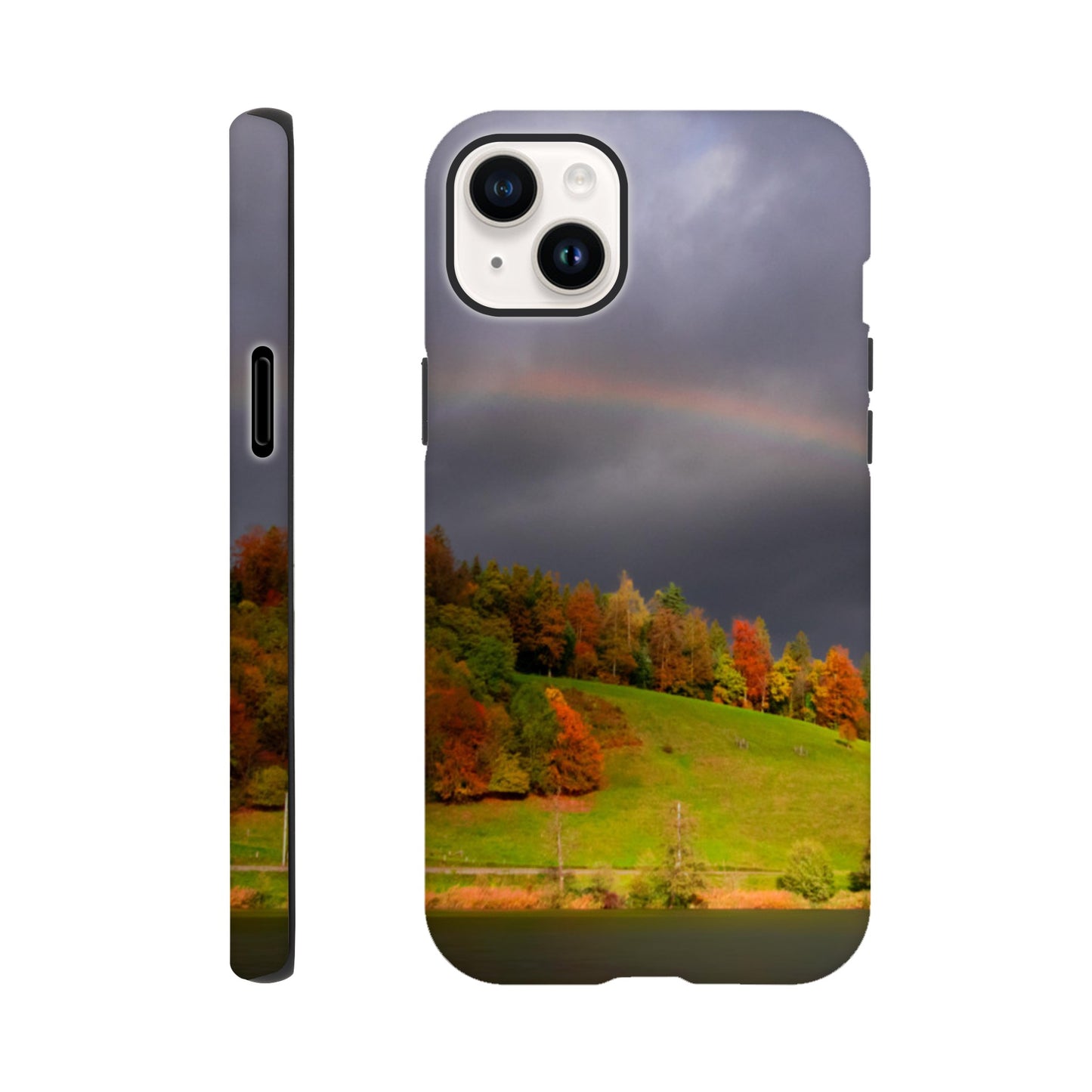 Regenbogenmotiv Hartschalen-Case Handyhülle für iPhone und Samsung