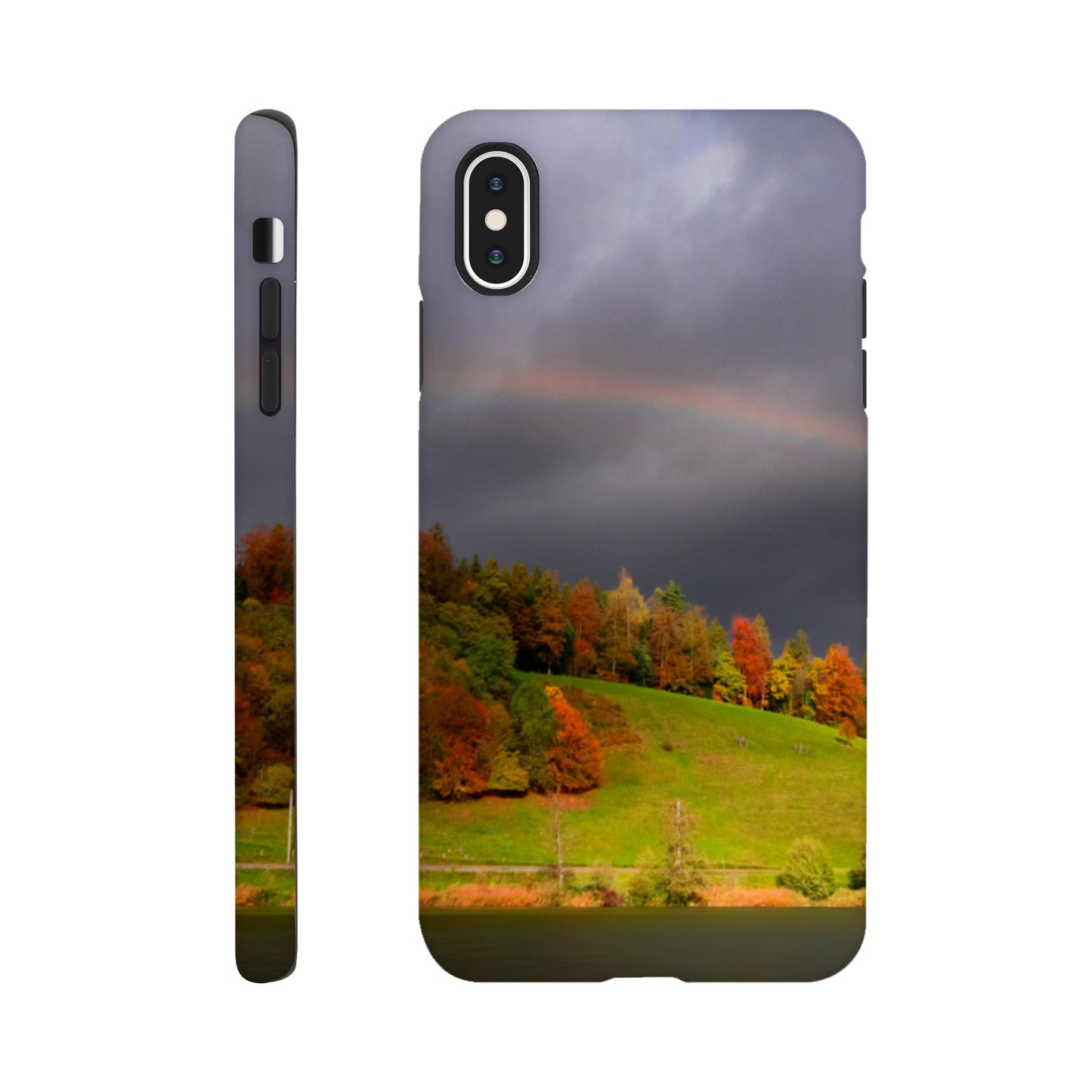 Regenbogenmotiv Hartschalen-Case Handyhülle für iPhone und Samsung