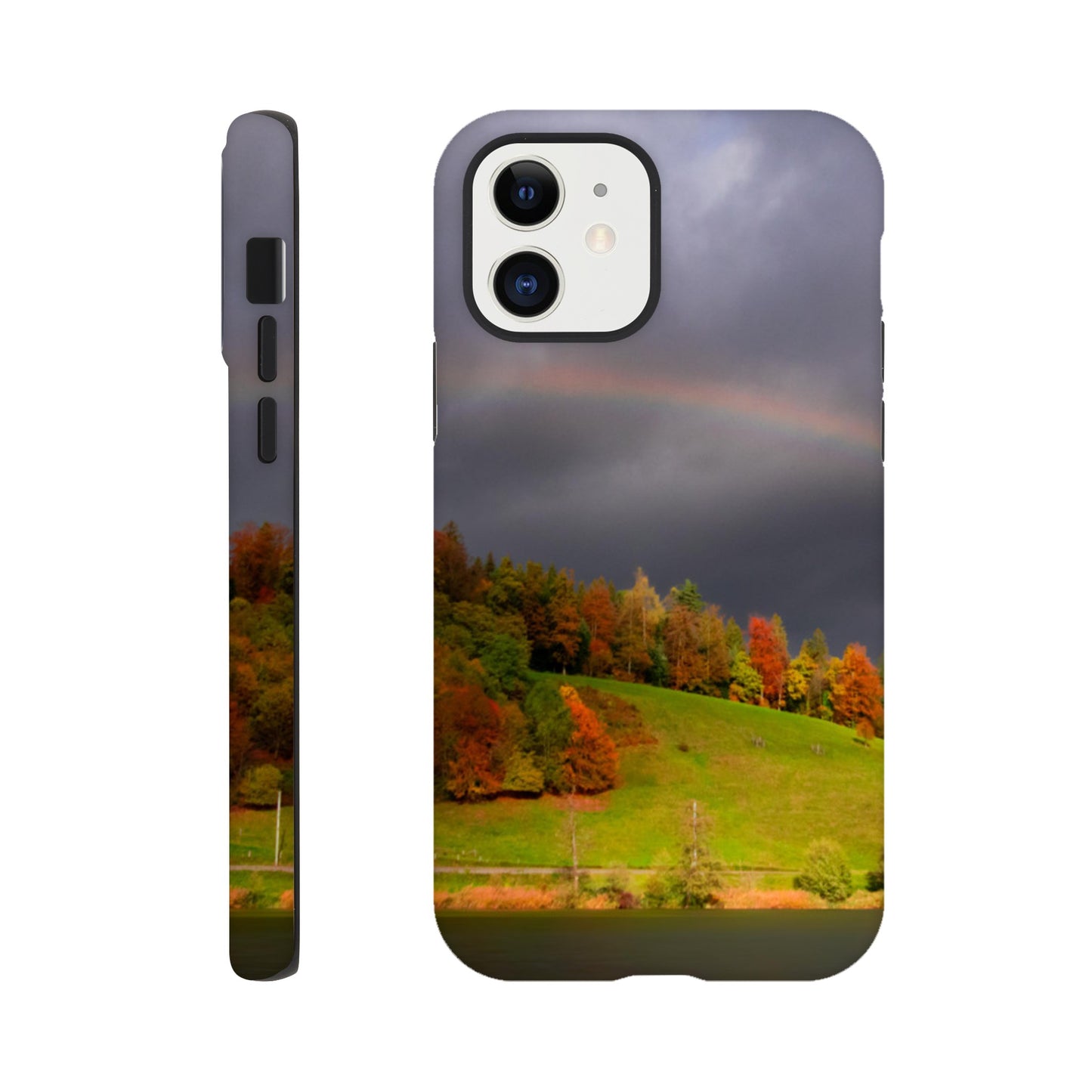 Regenbogenmotiv Hartschalen-Case Handyhülle für iPhone und Samsung