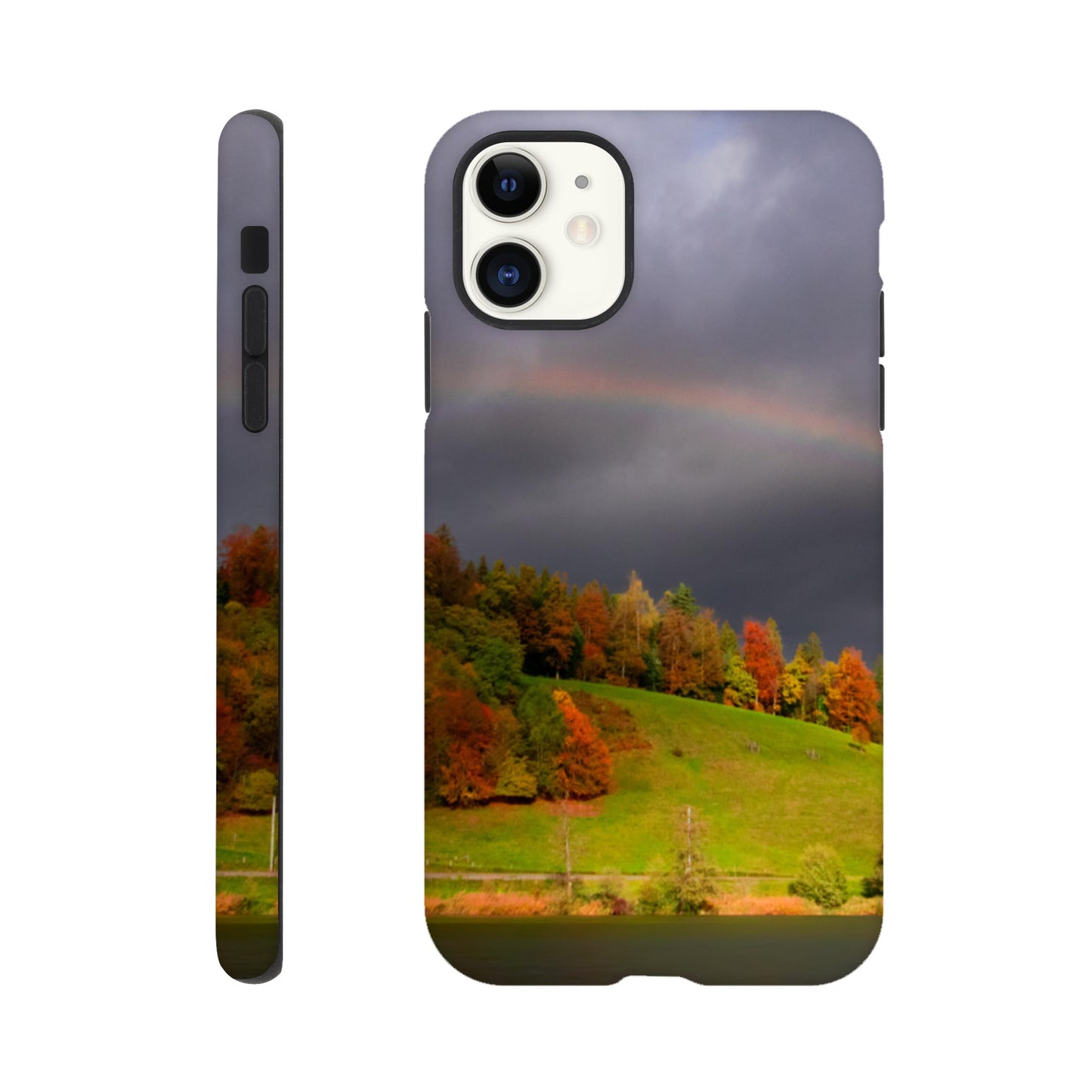 Regenbogenmotiv Hartschalen-Case Handyhülle für iPhone und Samsung