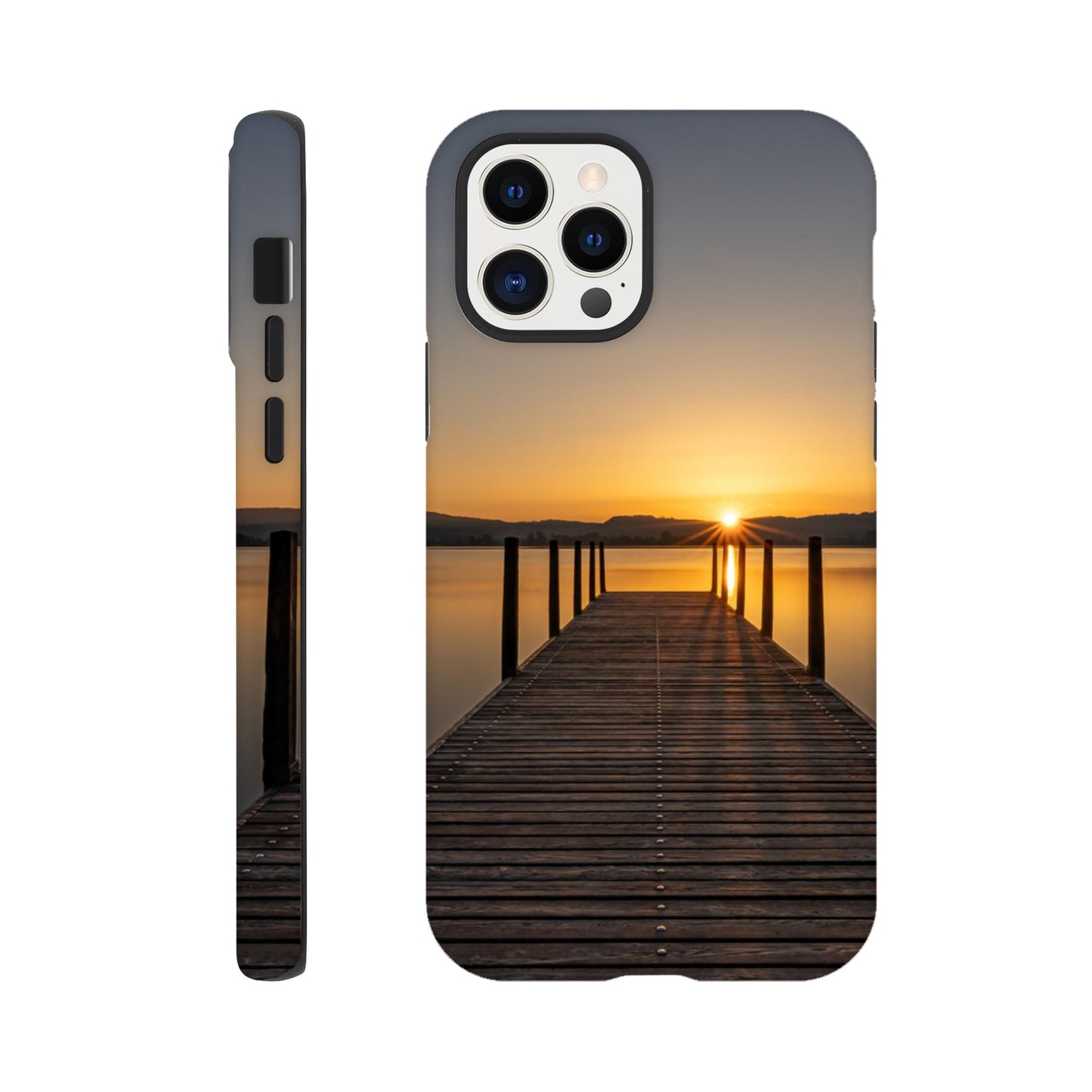 Sonnenaufgang am Zugersee – Hartschalen Case Handyhülle (Iphone oder Samsung)