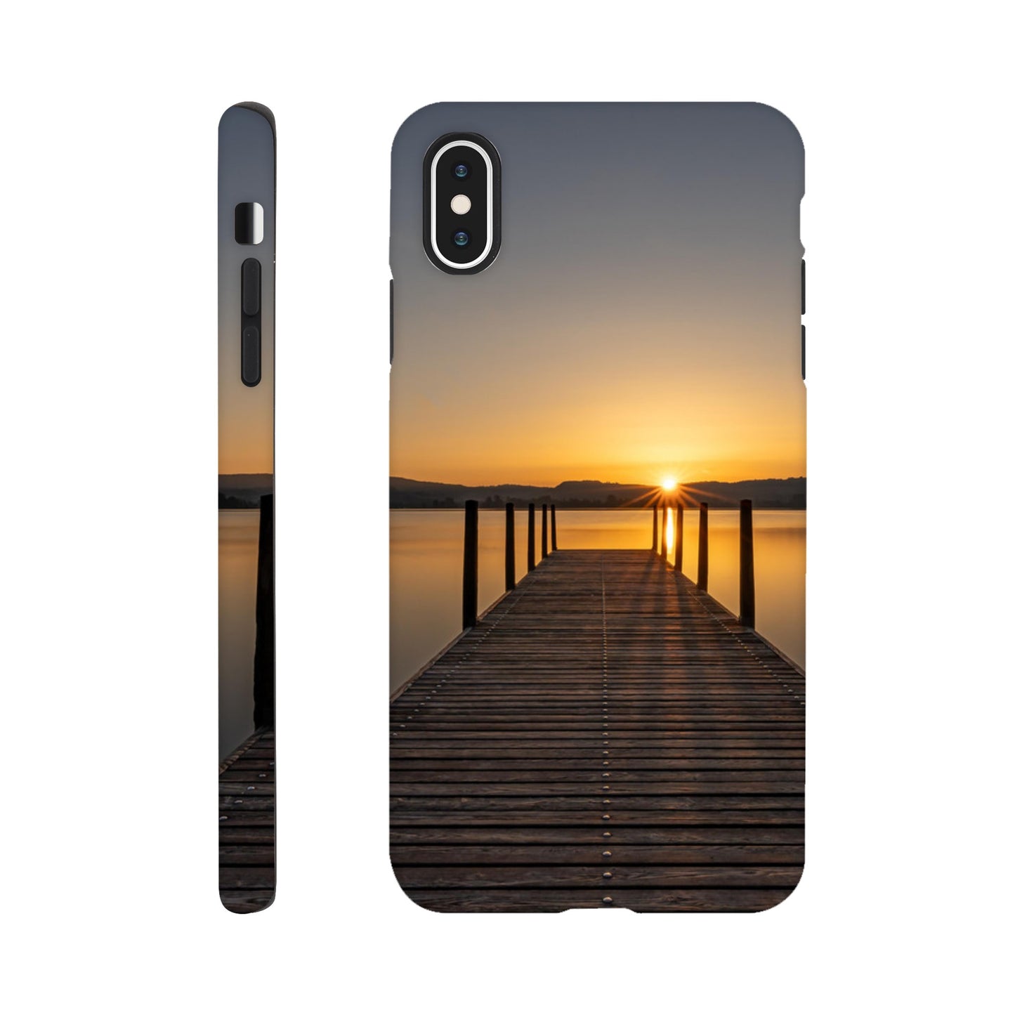 Sonnenaufgang am Zugersee – Hartschalen Case Handyhülle (Iphone oder Samsung)