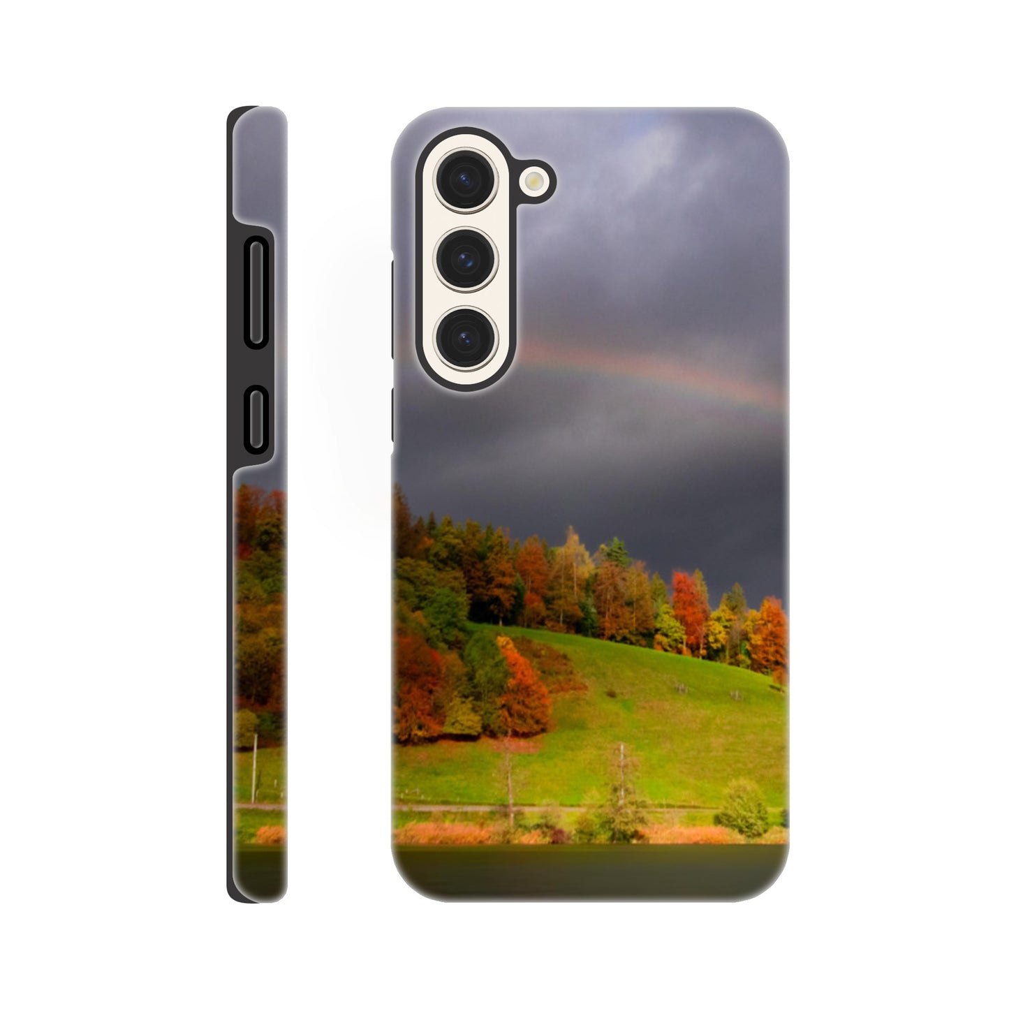 Regenbogenmotiv Hartschalen-Case Handyhülle für iPhone und Samsung