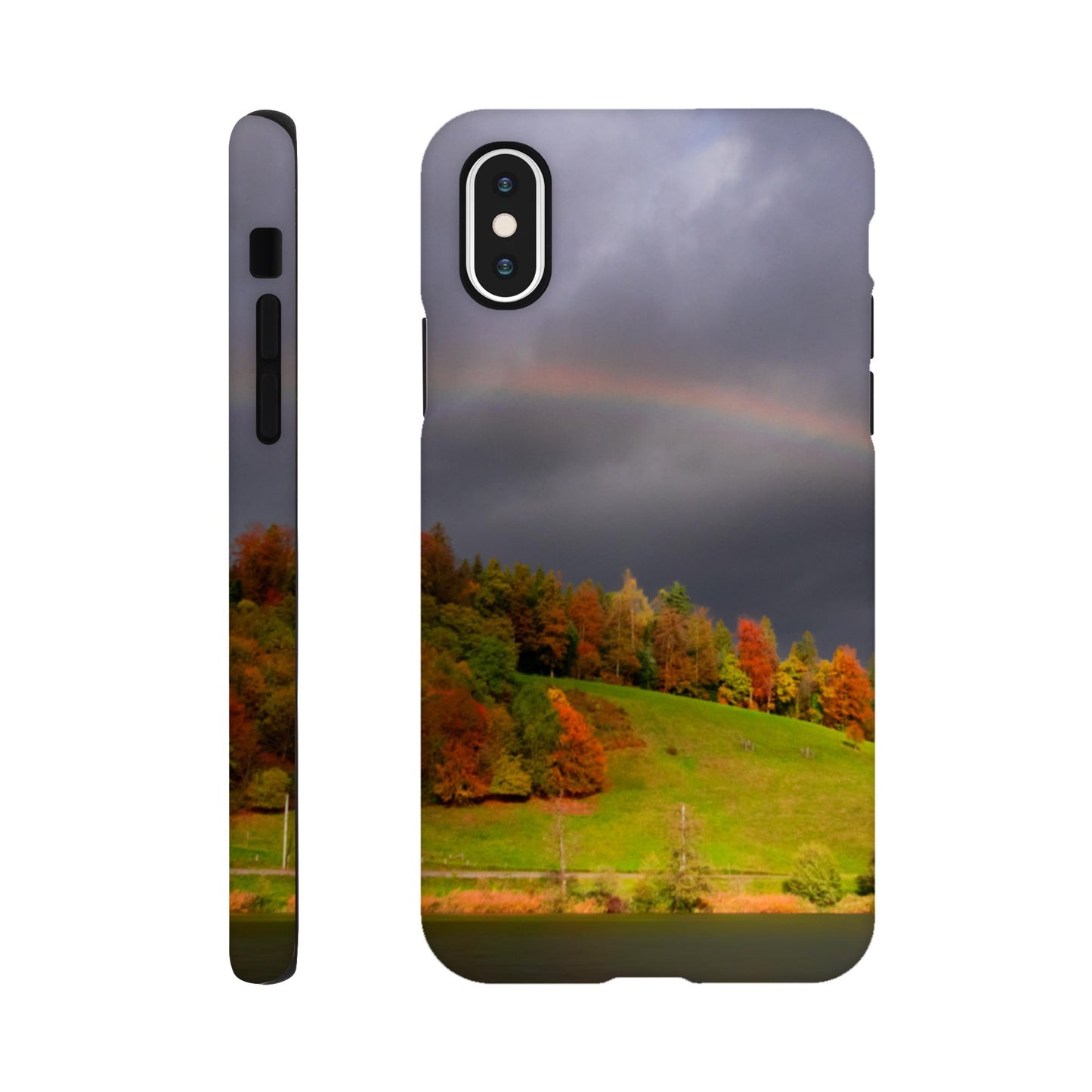 Regenbogenmotiv Hartschalen-Case Handyhülle für iPhone und Samsung