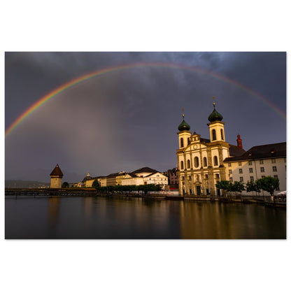 Regenbogen über Luzern - Forex-Druck