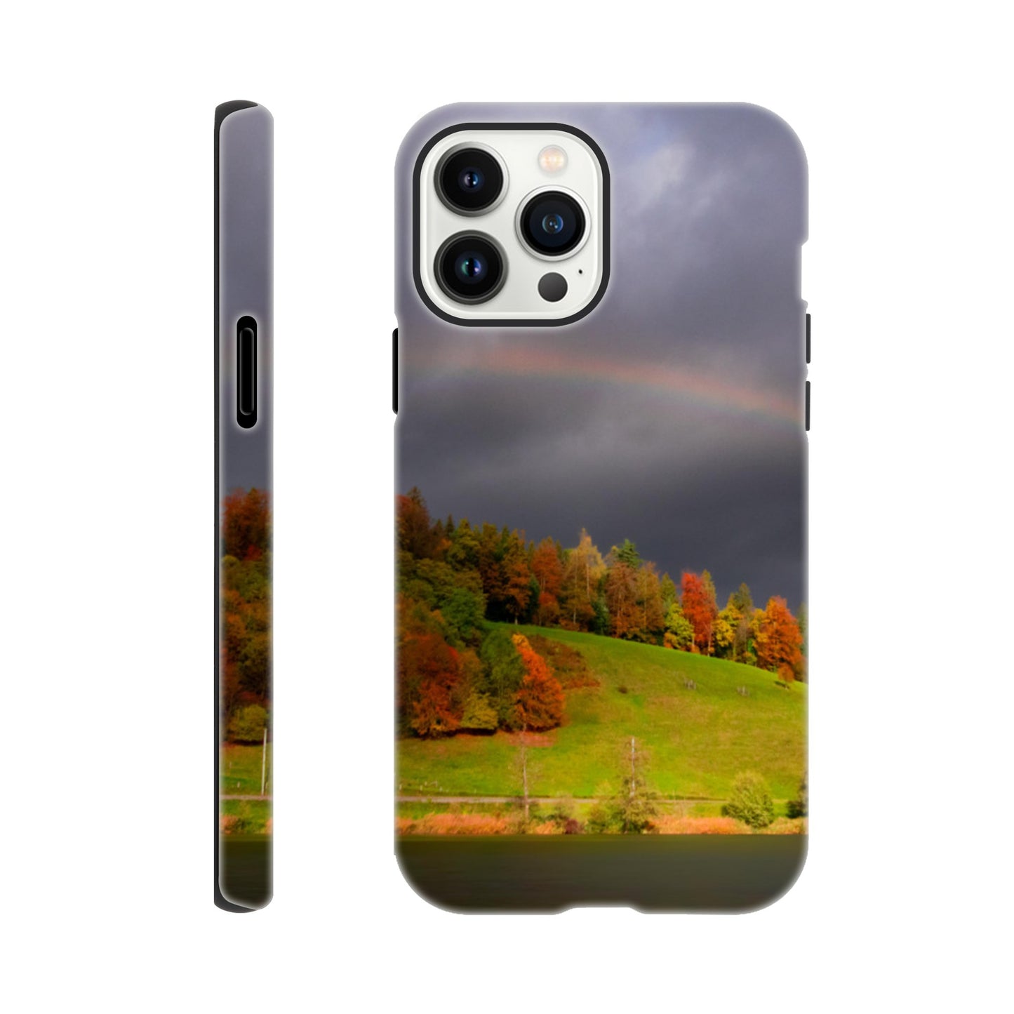 Regenbogenmotiv Hartschalen-Case Handyhülle für iPhone und Samsung