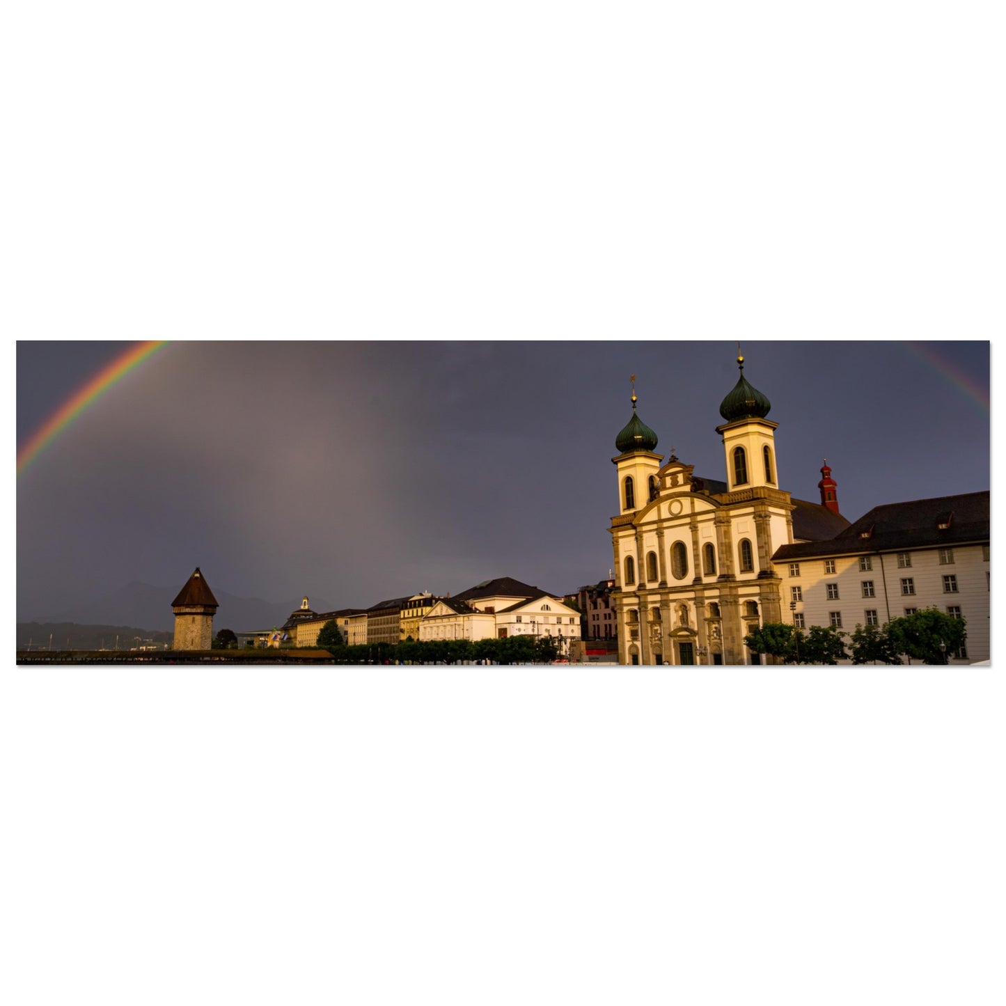 Regenbogen über Luzern - Forex-Druck