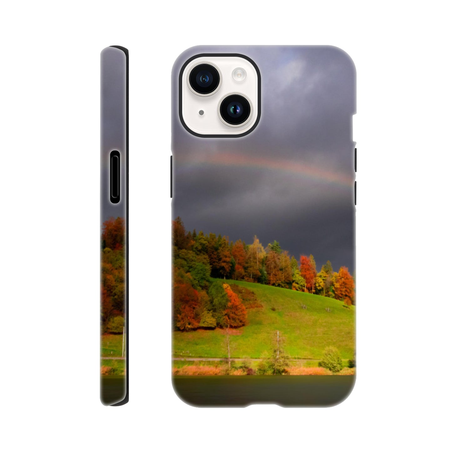 Regenbogenmotiv Hartschalen-Case Handyhülle für iPhone und Samsung