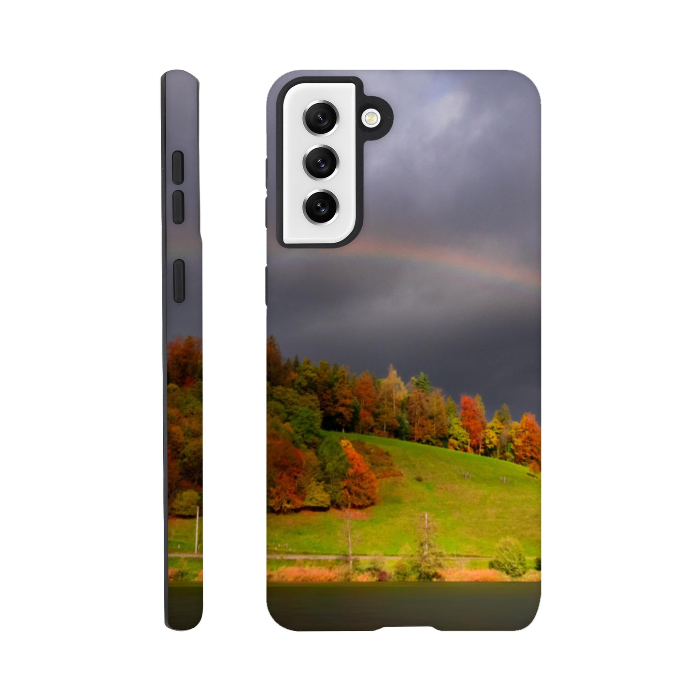 Regenbogenmotiv Hartschalen-Case Handyhülle für iPhone und Samsung