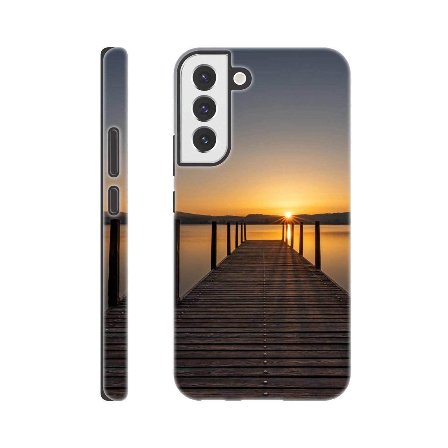 Sonnenaufgang am Zugersee – Hartschalen Case Handyhülle (Iphone oder Samsung)