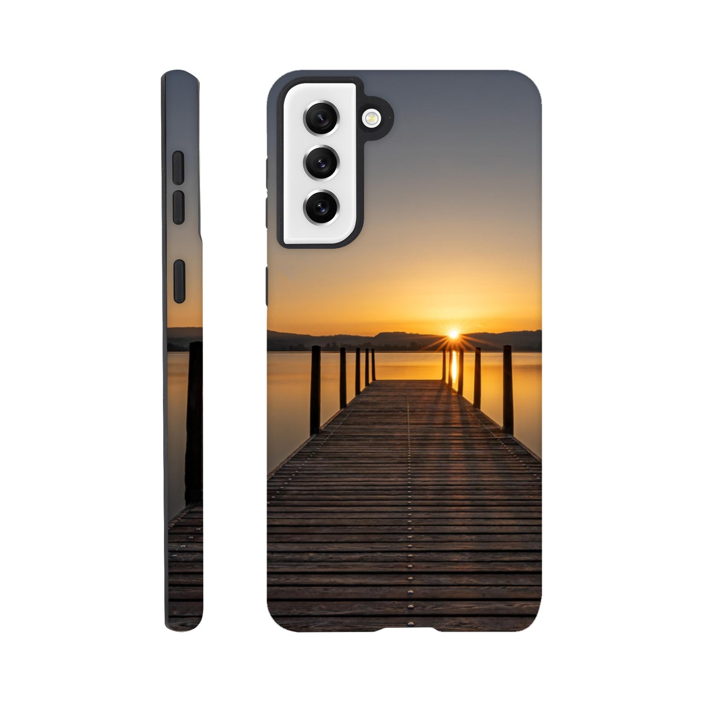 Sonnenaufgang am Zugersee – Hartschalen Case Handyhülle (Iphone oder Samsung)