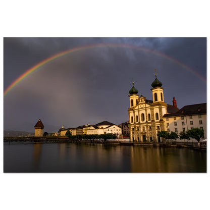 Regenbogen über Luzern - Forex-Druck