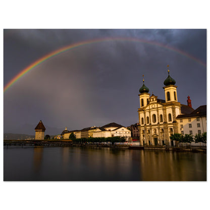 Regenbogen über Luzern - Forex-Druck