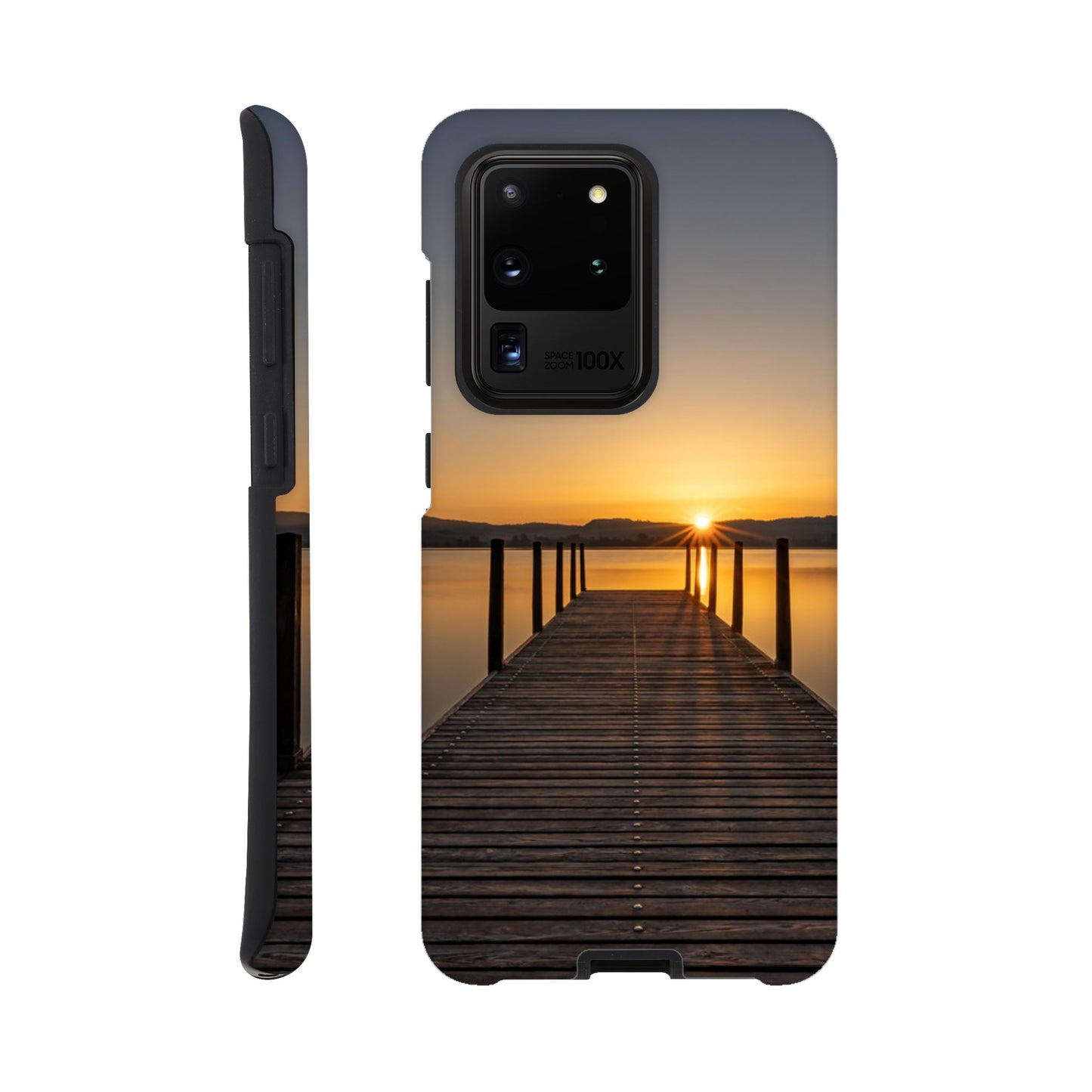 Sonnenaufgang am Zugersee – Hartschalen Case Handyhülle (Iphone oder Samsung)