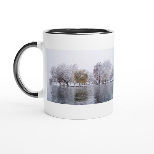 Snowfall in Villettepark Ceramic Mug - Various Colors