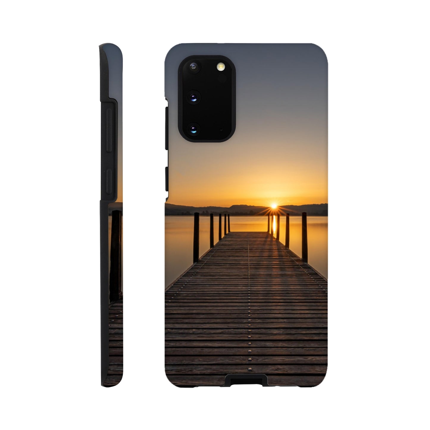 Sonnenaufgang am Zugersee – Hartschalen Case Handyhülle (Iphone oder Samsung)