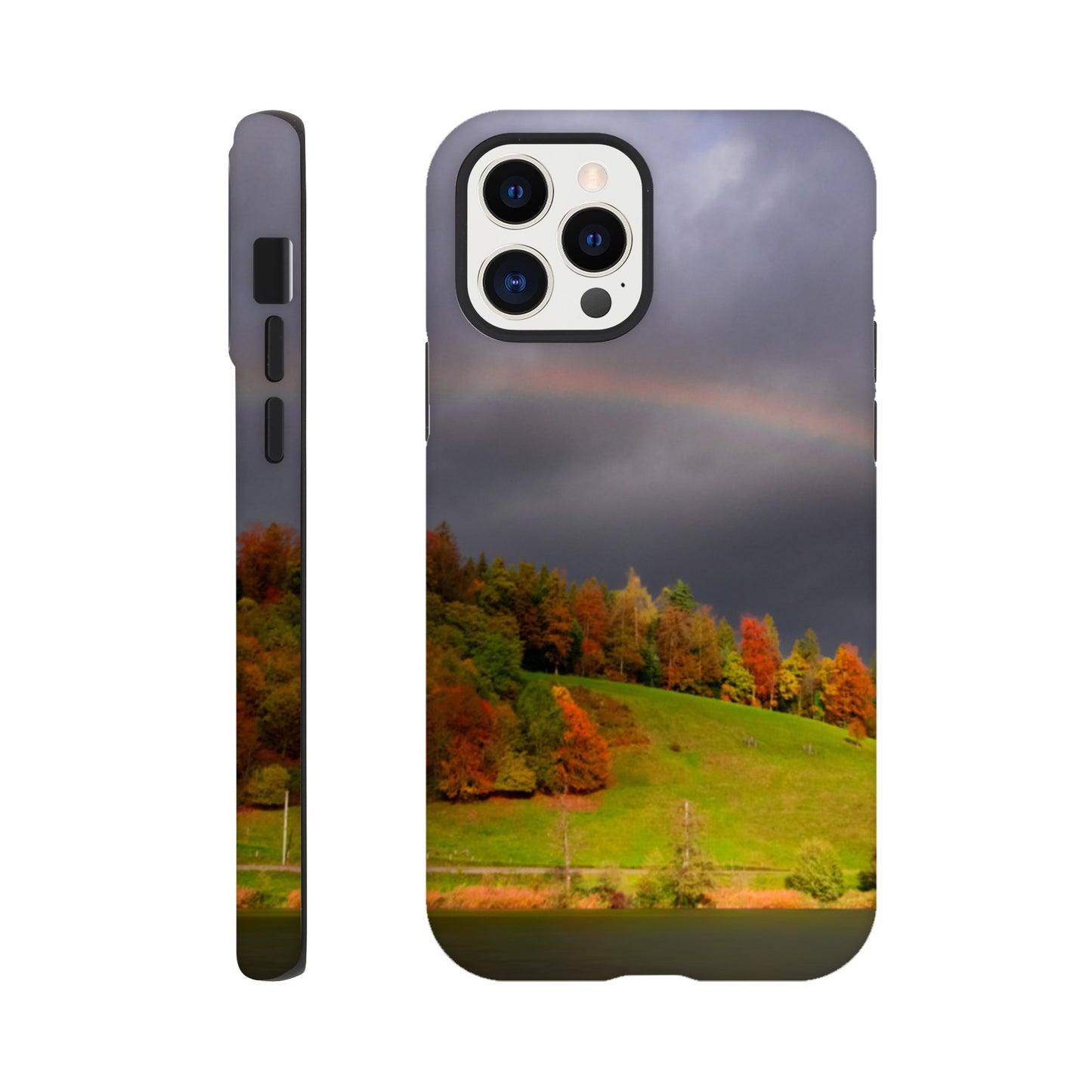 Regenbogenmotiv Hartschalen-Case Handyhülle für iPhone und Samsung