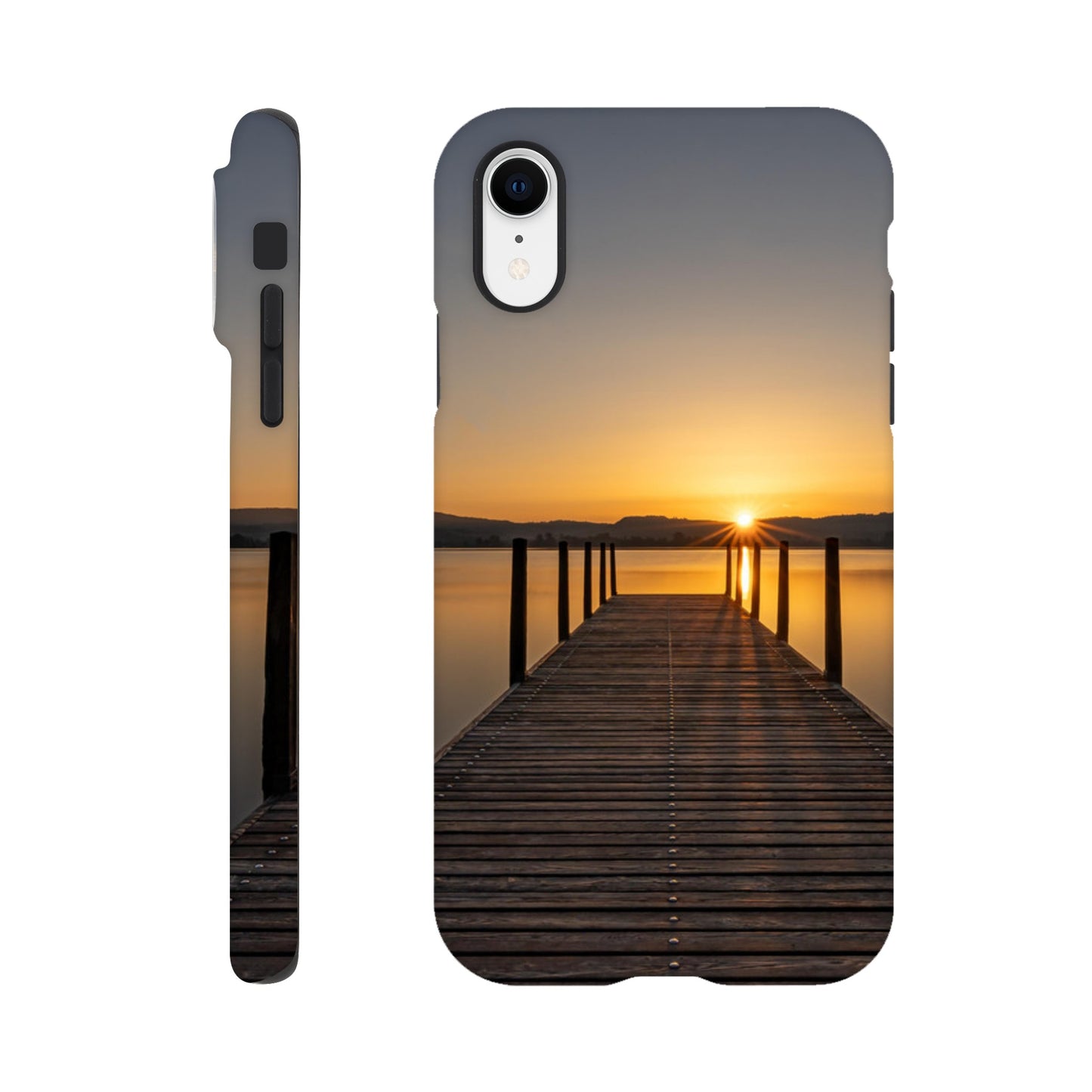 Sonnenaufgang am Zugersee – Hartschalen Case Handyhülle (Iphone oder Samsung)