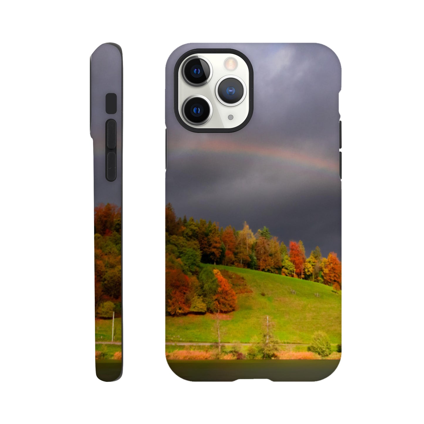 Regenbogenmotiv Hartschalen-Case Handyhülle für iPhone und Samsung